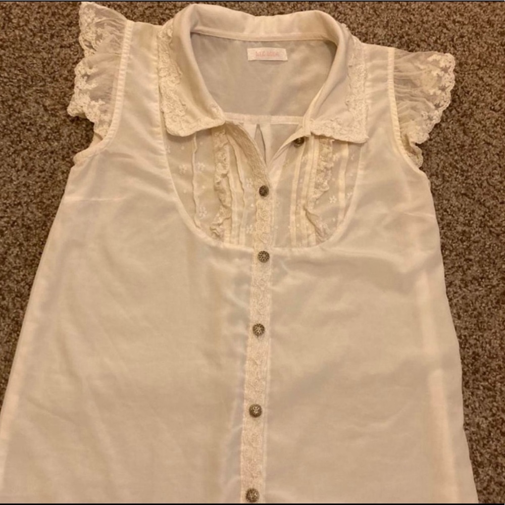 liz lisa white blouse
